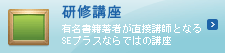研修講座 研修講座:有名書籍著者が直接講師となるSEプラスならではの講座